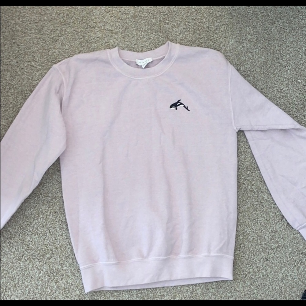 NWOT TOPSHOP Whale Crew-Neck Sweatshirt- Size S - Picture 4 of 4